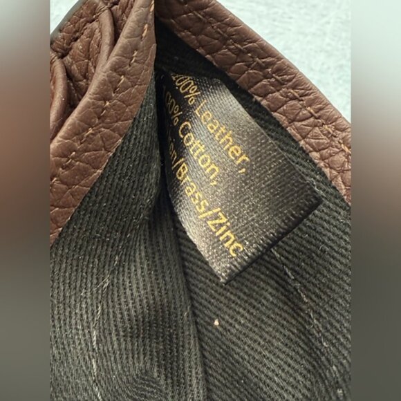 🆕 OROTON 🧿 NWOT Margot Card Sleeve, Brown Bear Leather Cardholder - Picture 12 of 16